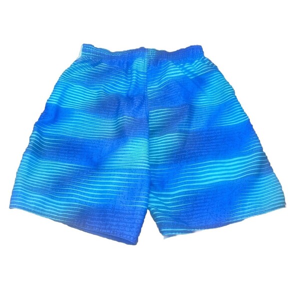 Nike Swoosh Mens Swim Trunks Board Shorts BLUE Mesh Lined Size Small - Picture 6 of 6